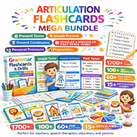 Speech Therapy Mega Bundle for Kids – Flashcards, Games & Worksheets